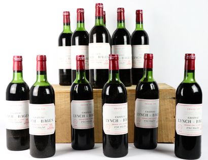 null CHÂTEAU LYNCH-BAGES.

Millésime: 1979.

12 bouteilles, e. et b.g. , C.B.O.