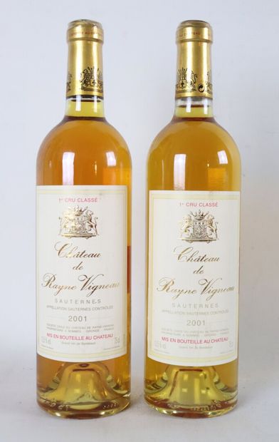 null CHATEAU DE RAYNE-VIGNEAU.

Millésime : 2001.

2 bouteilles