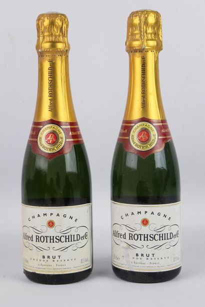 null CHAMPAGNE ALFRED ROTHSCHILD.

2 demi-bouteilles