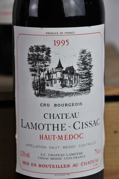 null CHATEAU LAMOTHE-CISSAC.

Millésime : 1995.

6 bouteilles, CBO