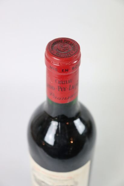 null CHATEAU GRAND PUY LACOSTE.

Millésime : 1986.

1 bouteille