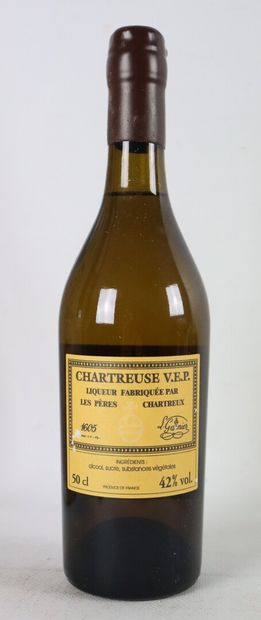 null CHARTREUSE V.E.P. JAUNE.

Mise : 2004.

1 bouteille, C.B.O. manuscrite