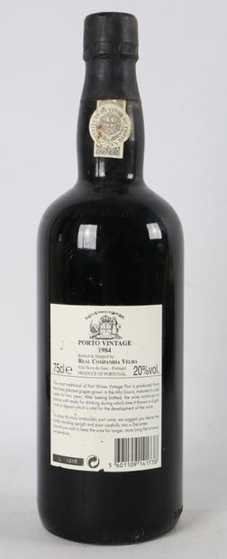 null REAL Cia VELHA.

1984 vintage port.

1 bouteille