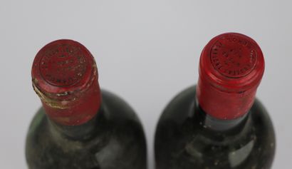 null CHATEAU TROTANOY.

Millésime : 1962.

2 bouteilles, une couleuse, basses, e...