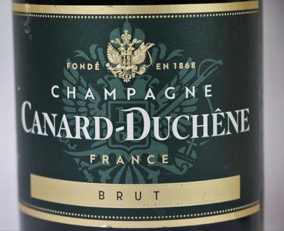  CHAMPAGNE CANARD DUCHENE (2 bouteilles) ET NICOLAS FEUILLATTE ROSE (1 bouteille)....