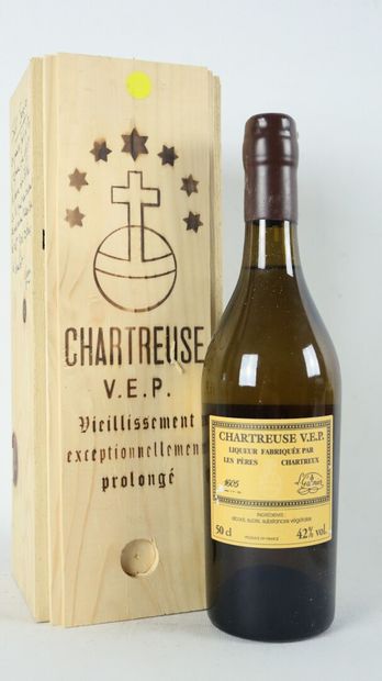 null CHARTREUSE V.E.P. JAUNE.

Mise : 2004.

1 bouteille, C.B.O. manuscrite