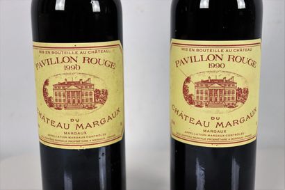 null PAVILLON ROUGE DU CHATEAU MARGAUX.

Millésime : 1990.

2 bouteilles, l.b.