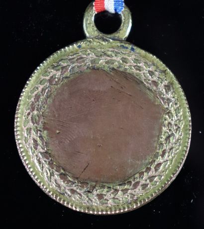 null Médaille commémorative du 14 juillet 1790 (refrappe).

Module de 34 mm en cuivre...