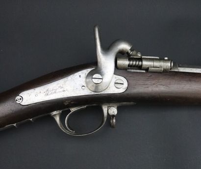 null Fusil à Tabatière 1857.

Canon rayé de 98,5 cm avec organe de visée et tenon...
