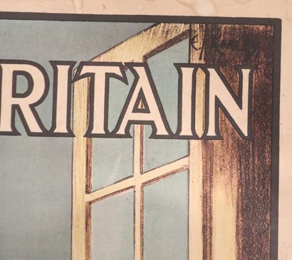 null Affiche anglaise Women of Britanique Say " Go " , 1917

Collée sur un contre-plaqué,...
