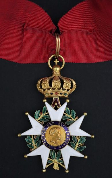 null Commandeur de l'ordre impérial de la Légion d'honneur.

Croix en or (Poinçon...