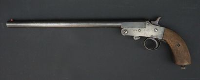 null Pistolet de salon, brevet avant 1900.

Canon rond lisse basculant, d'une longueur...