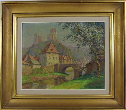 null Victor Louis CUGUEN (1882-1969)

Le printemps à Hérisson, Allier. 

Huile sur...