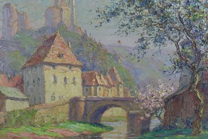 null Victor Louis CUGUEN (1882-1969)

Le printemps à Hérisson, Allier. 

Huile sur...