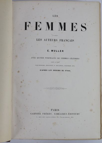 null Ensemble de trois livres reliés comprenant :

- Henri BARBUSSE.

L'enfer. 

Paris,...