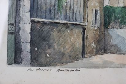null Lucien CHANTRELLE (1890-1985).

Montmartre. 

Aquarelle et crayon et encre sur...
