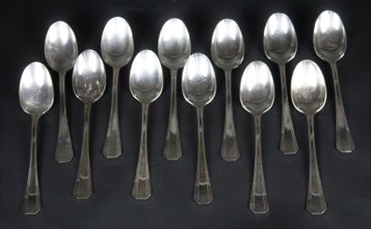 null 
CHRISTOFLE and Luc LANEL (1893-1965).




Household silver plated metal, model...