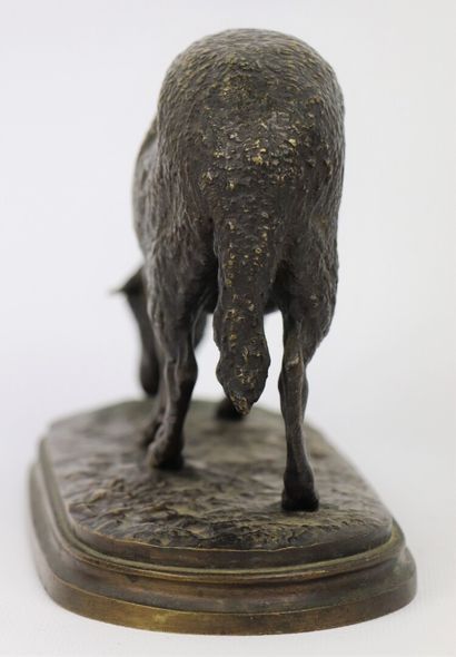 null Rosa BONHEUR (1822-1899).

Sheep grazing.

Bonze with golden patina signed on...