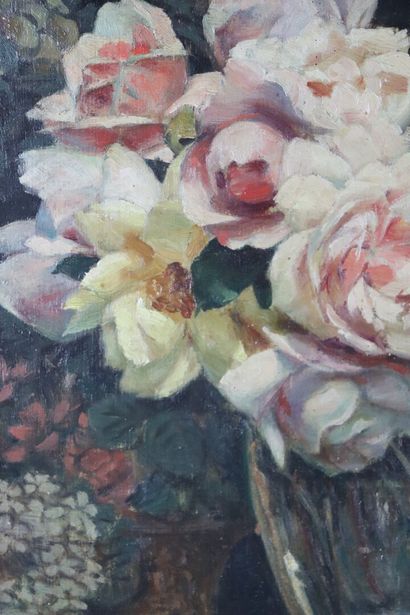 null 
Gaston PLOQUIN (c.1882-1970).




Still life with a bunch of roses, oil on...