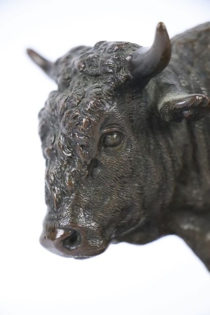null Rosa BONHEUR (1822-1899).

The Bull. 

Bronze with brown patina, signed on the...