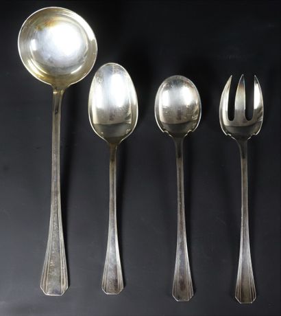 null 
CHRISTOFLE and Luc LANEL (1893-1965).




Household silver plated metal, model...