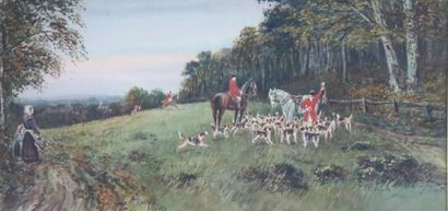 null 
Frederick W. FITCH (1880-1925)




Hunting with hounds.




Pair of gouaches...