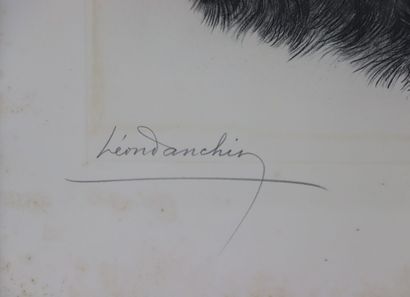 null Léon DANCHIN (1887-1938).

Cocker.

Gravure et aquatinte, signée au crayon en...