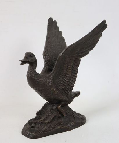 null Irénée ROCHARD (1906-1984)

The flight of the duck.

Bronze with brown patina.

H_15...