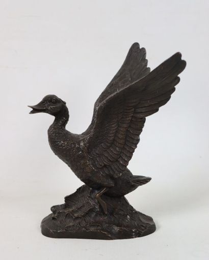 null Irénée ROCHARD (1906-1984)

The flight of the duck.

Bronze with brown patina.

H_15...