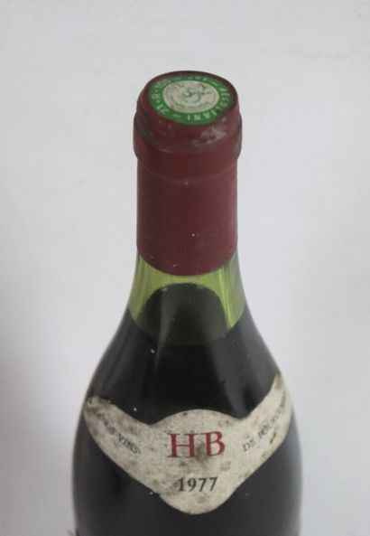 null CHASSAGNE-MONTRACHET.

Hubert BOUTON. 

Millésime : 1977. 

1 bouteille, e....