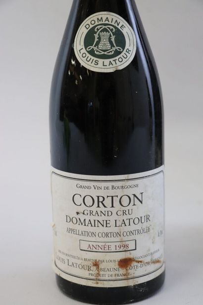 null CORTON GRAND CRU.

Domaine LATOUR.

Vintage : 1998.

3 bottles, t.s. 2 damaged...