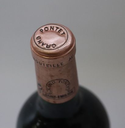 null CHATEAU GRAND PONTET.

Millésime : 1998;

1 bouteille, e.f.s.