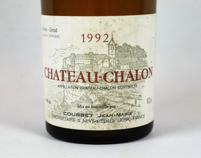 null CHATEAU CHALON.

Jean-Marie COURBET.

Millésime : 1992.

1 bouteille, légères...