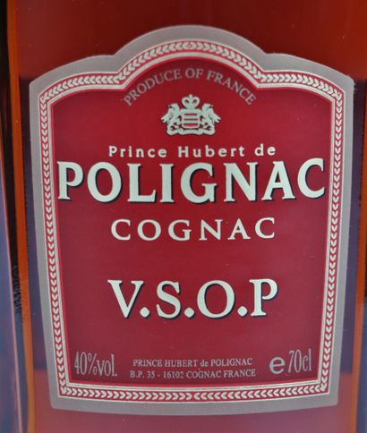 null COGNAC V.S.O.P. Prince Hubert de POLIGNAC.

1 bouteille.

En coffret