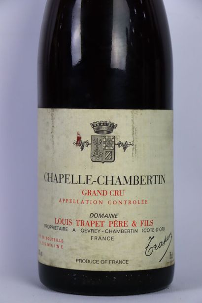 null CHAPELLE CHAMBERTIN GRAND CRU.

TRAPET.

Millésime : 1986.

3 bouteilles