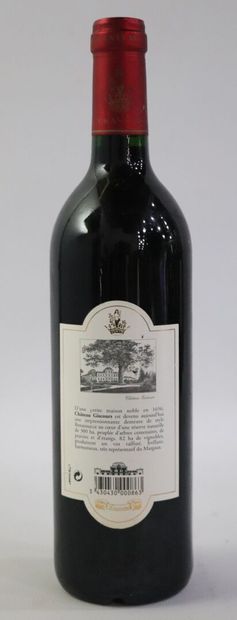 null CHATEAU GISCOURS.

Millésime : 1995.

1 bouteille
