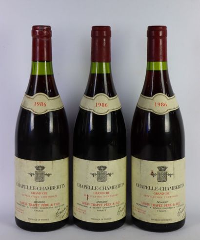 null CHAPELLE CHAMBERTIN GRAND CRU.

TRAPET.

Millésime : 1986.

3 bouteilles