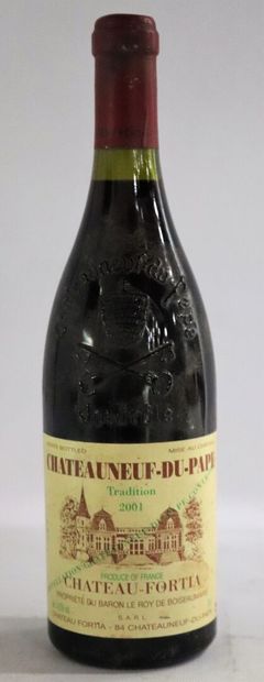 null CHATEAUNEUF-DU-PAPE.

Chateau FORTIA. 

Millésime : 2001.

1 bouteille