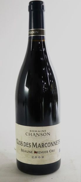 null BEAUNE 1er CRU CLOS DES MARCONNETS. 

Domaine CHANSON.

Vintage : 2009.

1 bottle,...