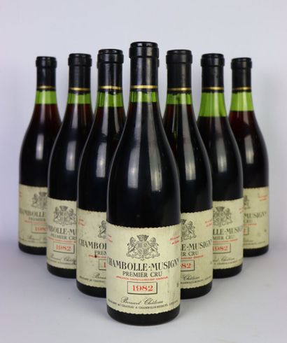null CHAMBOLLE MUSIGNY 1 st CRU.

Bernard CHATEAU.

Vintage : 1982.

10 bottles,...