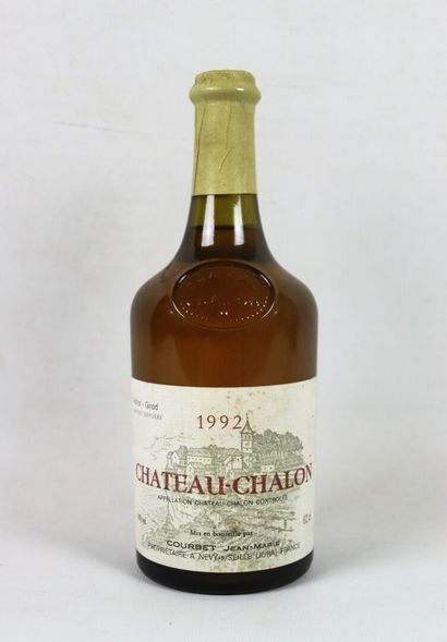 null CHATEAU CHALON.

Jean-Marie COURBET.

Millésime : 1992.

1 bouteille, légères...