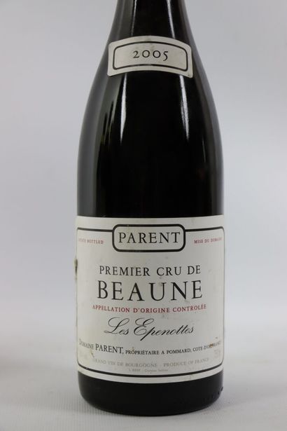 null BEAUNE 1er CRU LES EPENOTTES.

PARENT.

Vintage : 2005.

1 bottle, e.f.s,