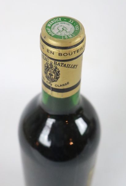 null CHATEAU BATAILLEY.

Millésime : 1986.

1 bouteille