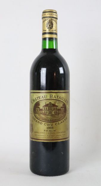 null CHATEAU BATAILLEY.

Millésime : 1986.

1 bouteille