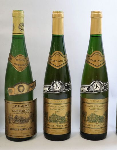 null GEWURZTRAMINER KAEFFERKOPF.

Domaine Pierre ADAM.

Millésime : 1997.

7 bouteilles,...