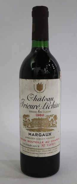 null CHATEAU PRIEURE LICHINE.

Millésime : 1982.

1 bouteille
