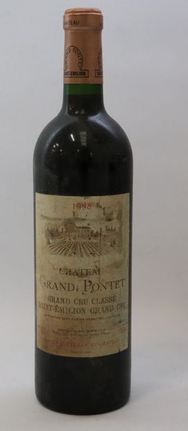 null CHATEAU GRAND PONTET.

Millésime : 1998;

1 bouteille, e.f.s.