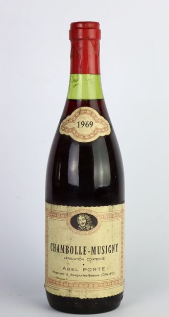 null CHAMBOLLE MUSIGNY.

Albert PORTE.

Vintage : 1969.

1 bottle, e.f.s.