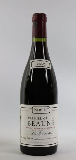 null BEAUNE 1er CRU LES EPENOTTES.

PARENT.

Vintage : 2005.

1 bottle, e.f.s,