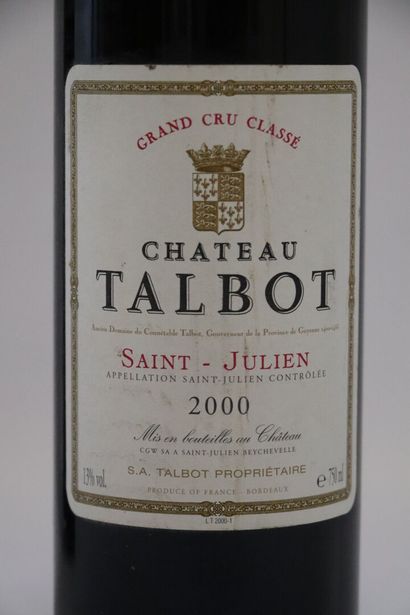 null CHATEAU TALBOT.

Millésime : 2000.

2 bouteilles